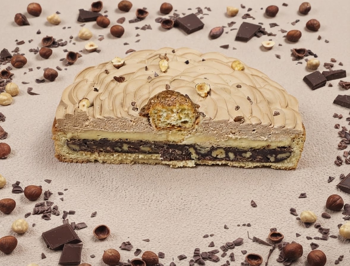 Tarte chocolat au lait noisettes – Image 2