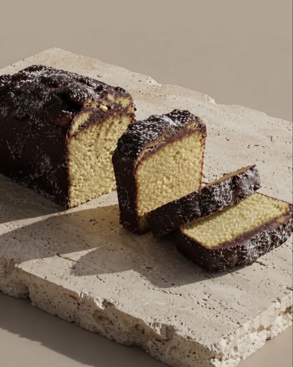 Cake chocolat au lait & noix de coco
