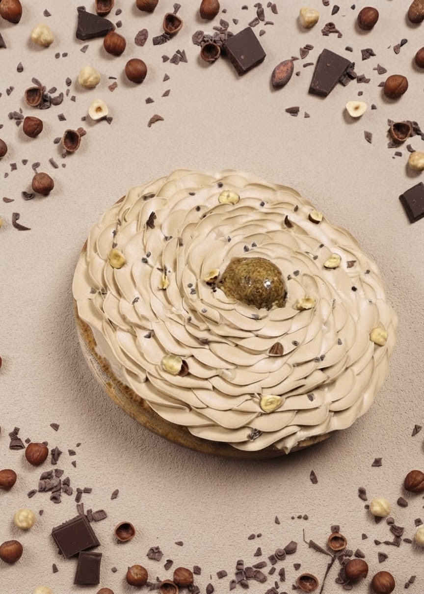 Tarte chocolat au lait noisettes